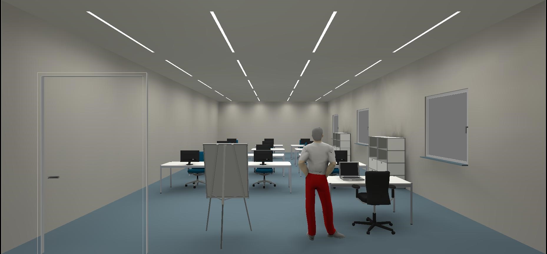 Lighting design offer for educational premises
